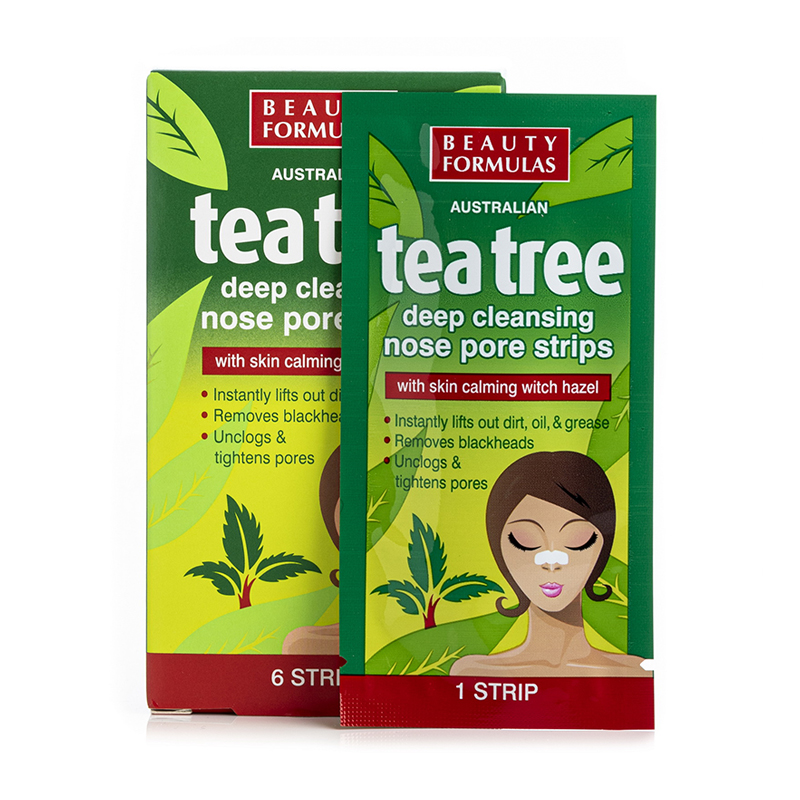 Beauty Formulas Tea Tree Nose Tape 6 pieces