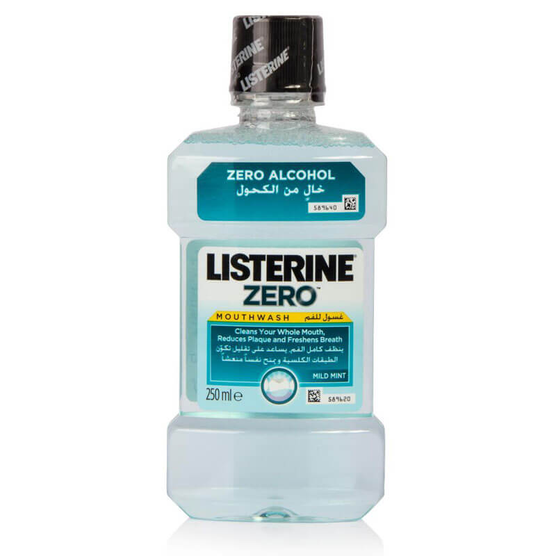 Listerine Mouth Wash Zero Alcohol 250ml