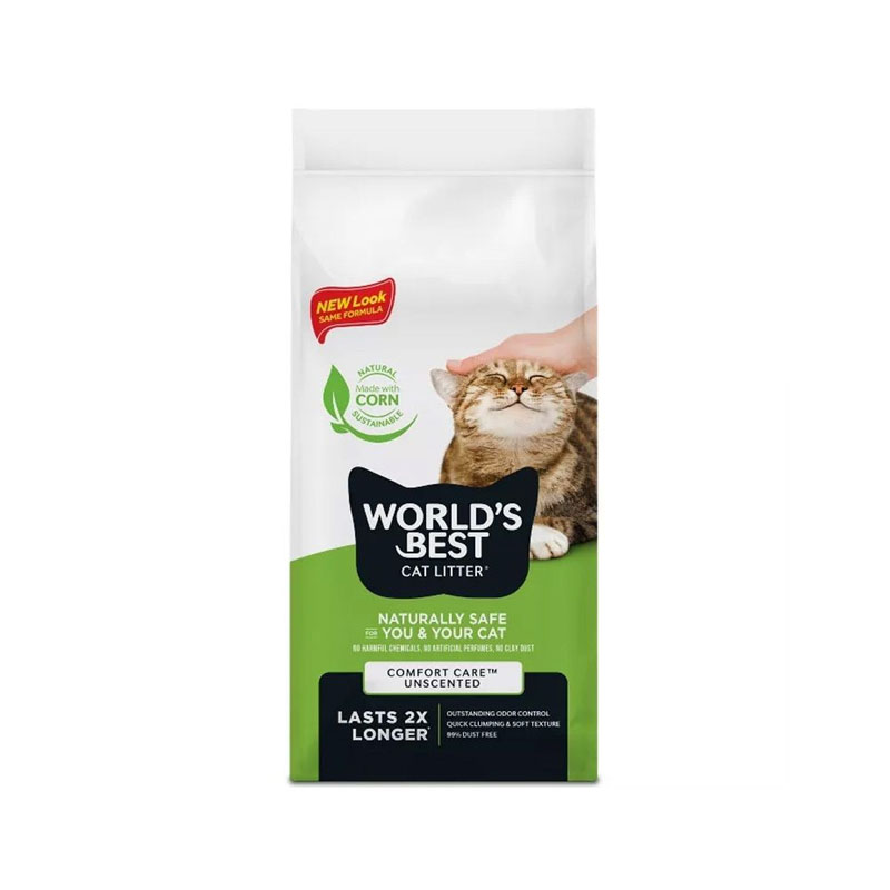 World’s Best Cat Litter Comfort Care Unscented 3.63kg