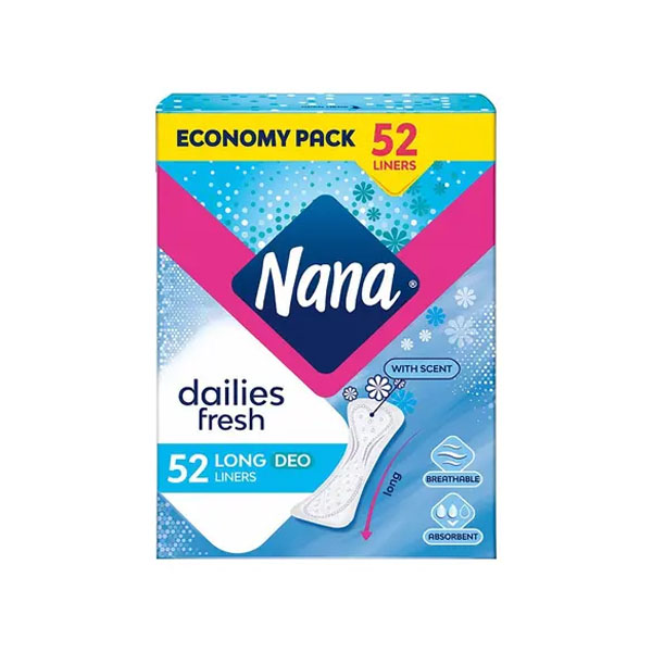 Nana panty liner Duo Long Multi Scent Me 52 Pads 30% OFF