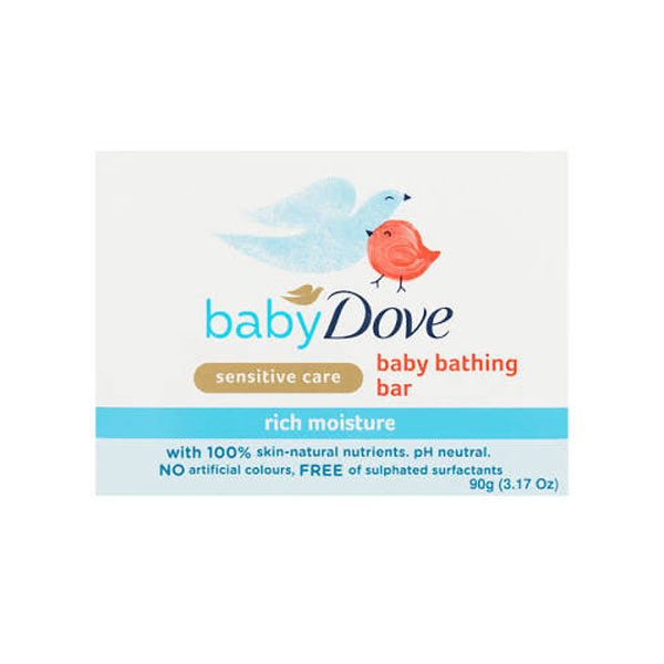 Baby Dove Rich Moisture Sensitive Care Bathing Bar 90g