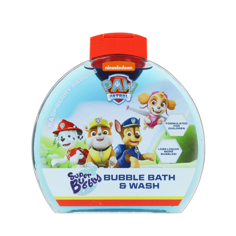 Paw Patrol Concentrated Bubble Bath & Wash Super Bubbly 300ml