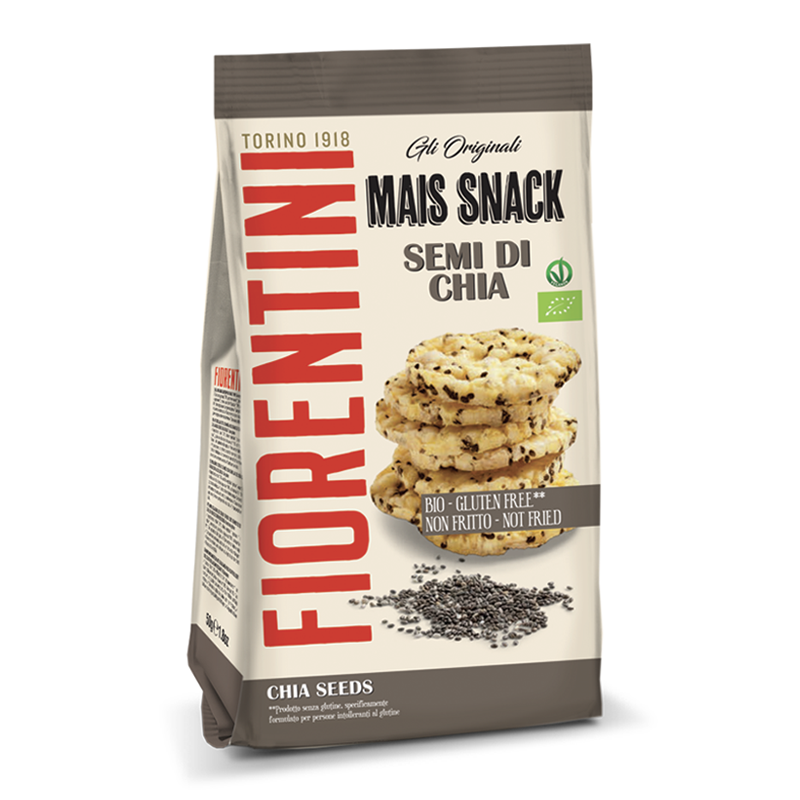Fiorentini Mini Corn Cakes with Chia Seeds 50g