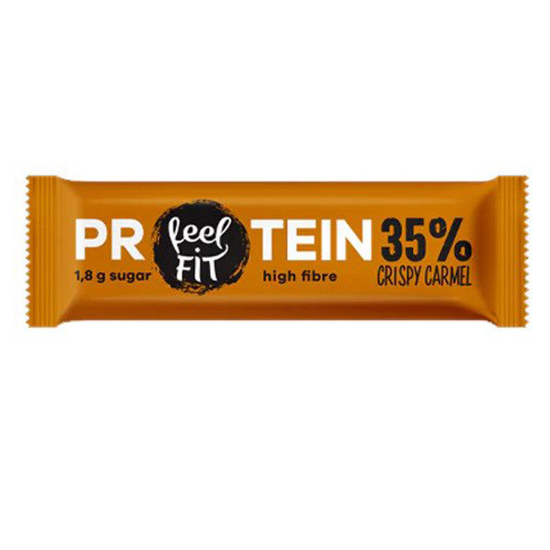 Feel Fit Crispy Caramel Protein Bar 40g