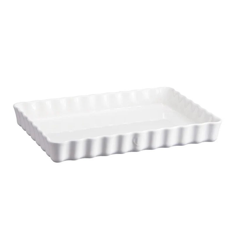 Emile Henry Deep Rectangular Tart Dish Farine