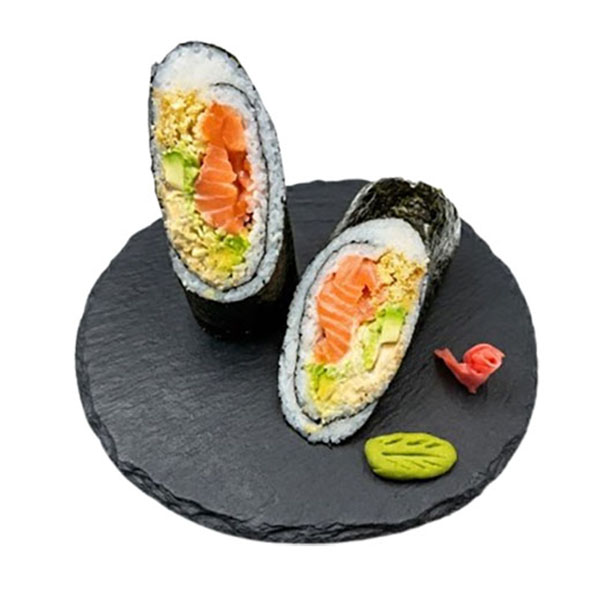 Live Sushi Salmon Burrito