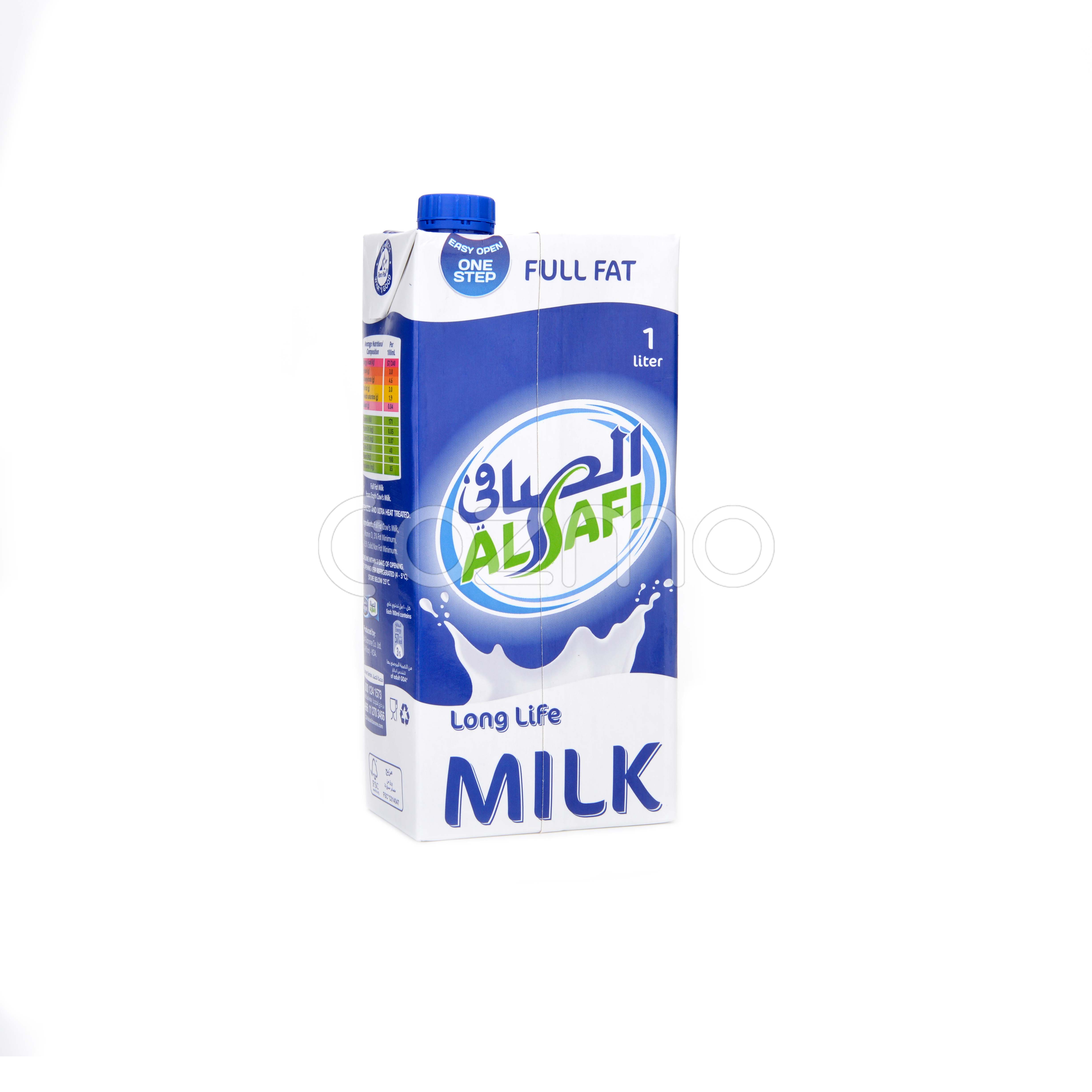 Al Safi Full Cream Milk 1 Ltr