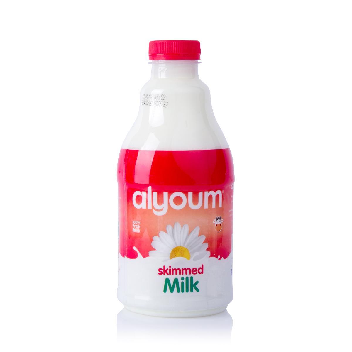 Alyoum Skimmed Fresh Milk 1L