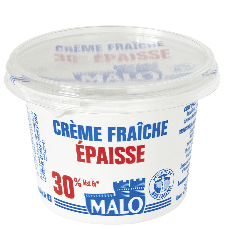 Malo Cream Fresh Thick Sour 30% Fat 199g
