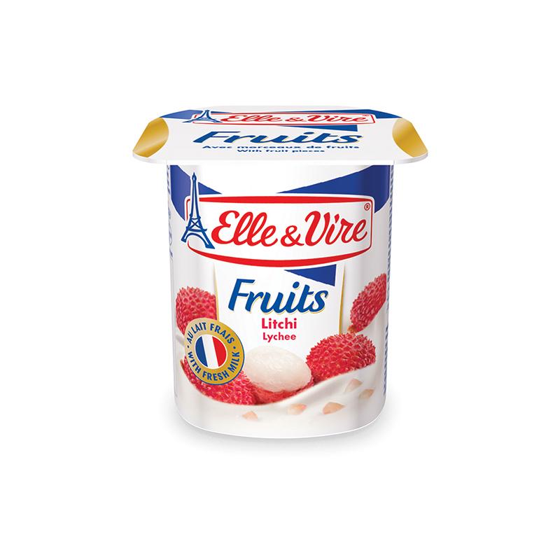 Elle & Vire Fruits Litchi 125g