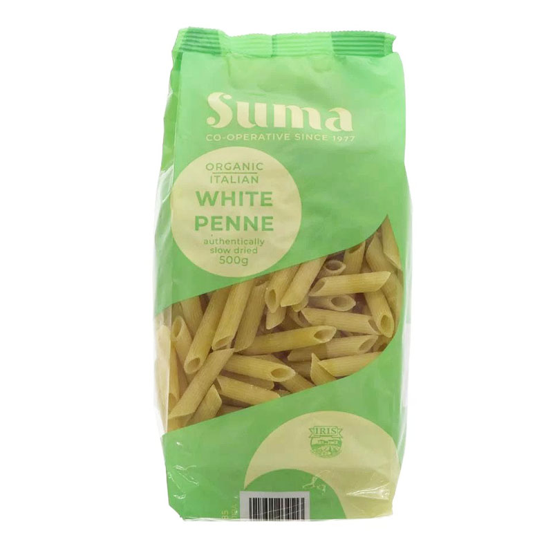 Suma Organic Italian White Penne Pasta 500g