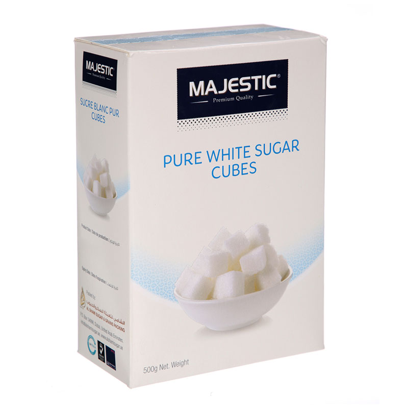 Majestic Pure White Sugar Cube 500g