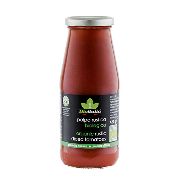Bioitalia Organic Rustic Diced Tomatoes 420g