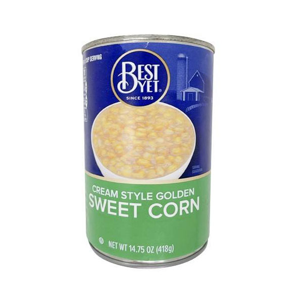 Best Yet Cream Style Sweet Corn 418g