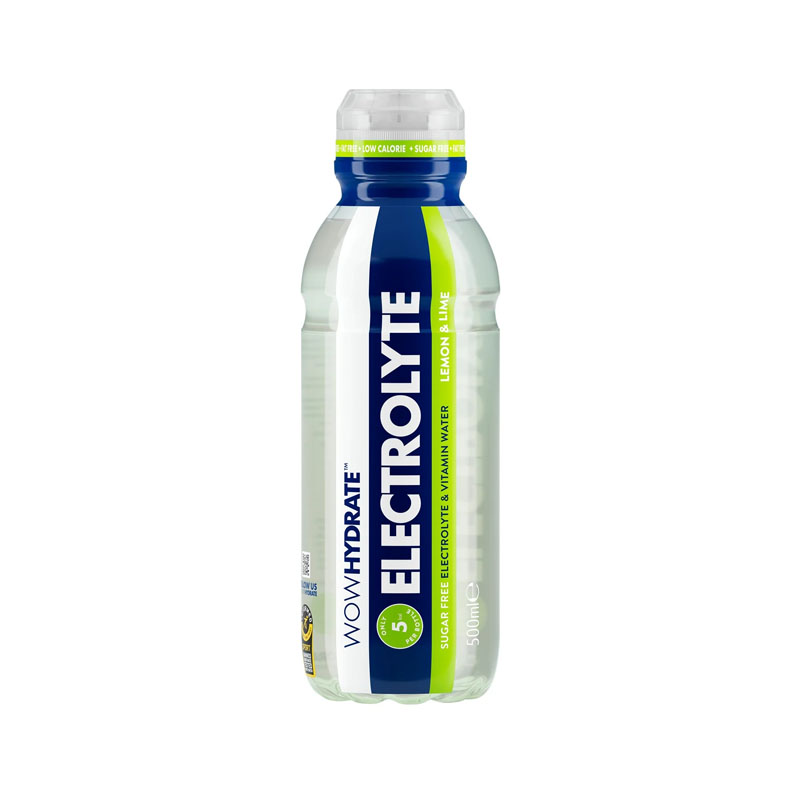 Wow Hydrate Electrolyte Lemon & Lime 500ml
