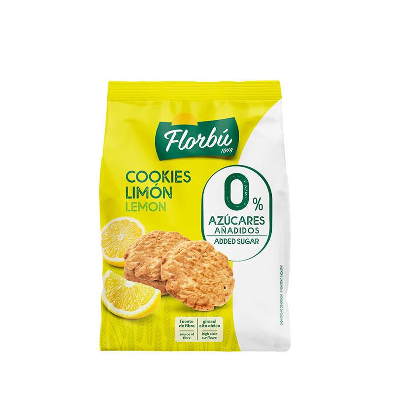 Florbu Zero Added Sugar Mini Lemon Cookies 130g