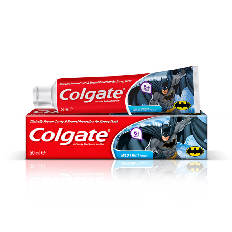 Colgate Smiles Kids Toothpaste, Batman, 6+ Years, 50ml