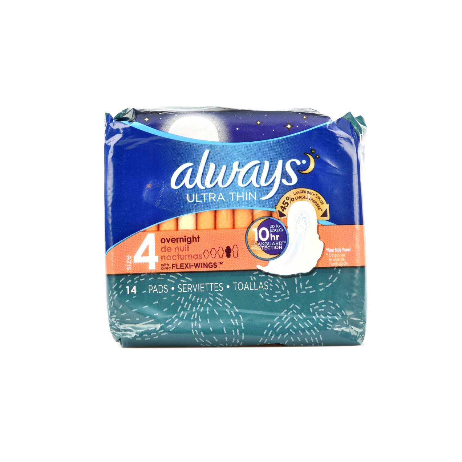 Always Ultra Thin Overnight Pads 14 Pcs