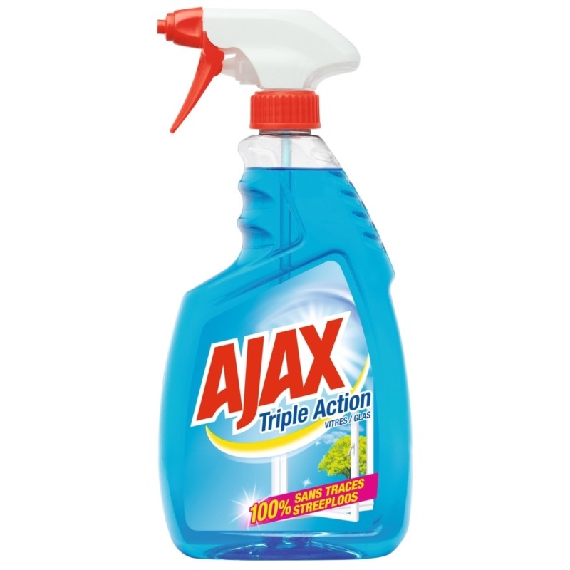 Ajax Triple Action Glass Cleaner 750ml