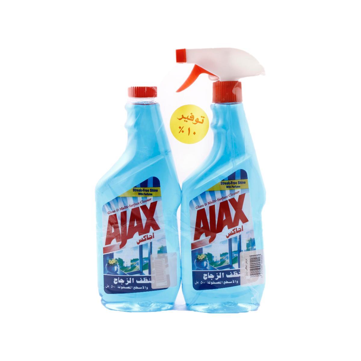 Ajax Glass Cleaner Blue Offer 500 ml