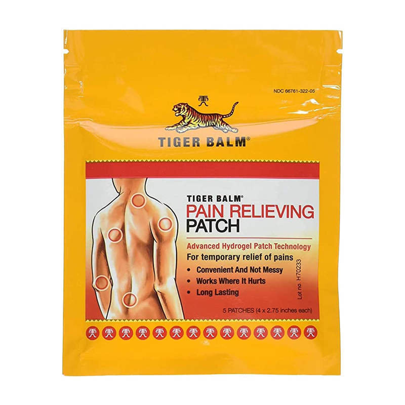 Tiger Pain Relieving Balm Patch, 2 Patches
