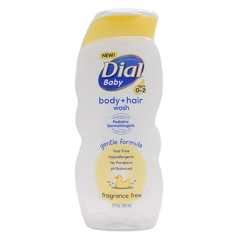 Dial Baby Body & Hair Wash Fragrance Free 354ml