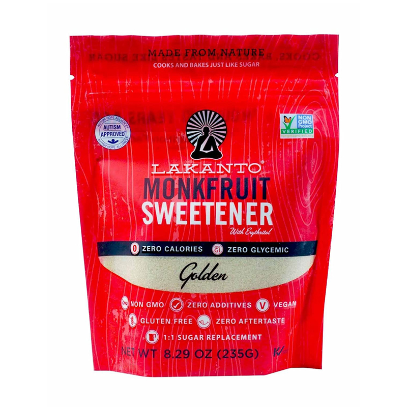 Lakanto, Monkfruit Sweetener with Erythritol, Golden, 235g