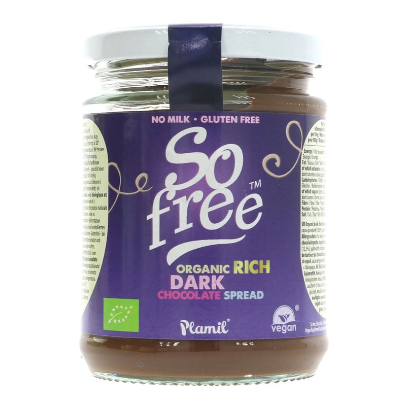 Plamil Organic Dark Chocolate Spread 275g