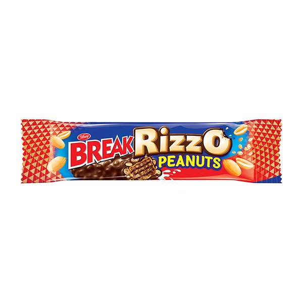 Break Rizzo Crunchy Wafer with Milk Chocolate Cream and Peanuts 17g