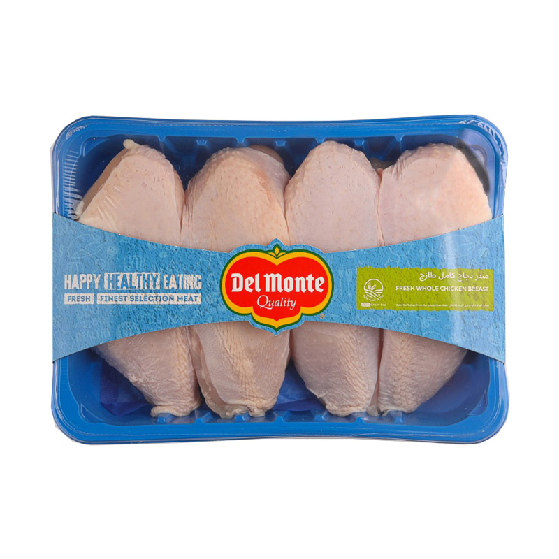 Del Monte Fresh Whole Chicken Breast ~ 1100g Per Plate