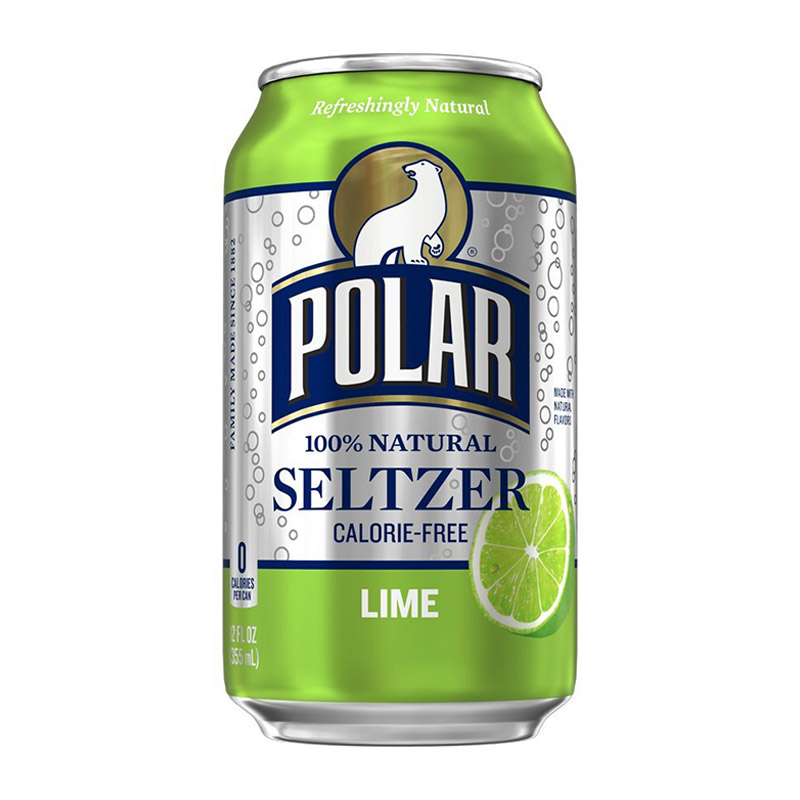 Polar Seltzer Water Lime 355ml (Imported)