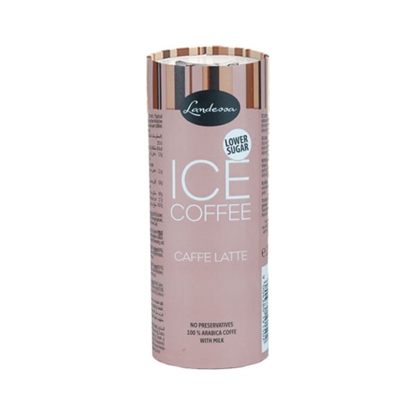 Landessa Iced Coffee Caffe Latte Low Sugar 230ml