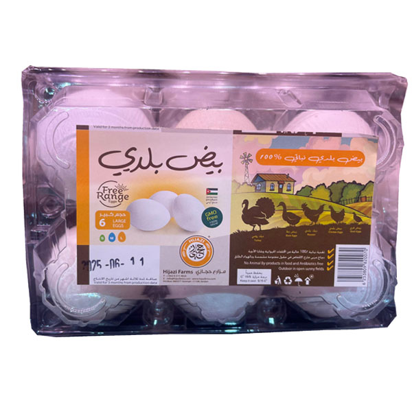 Hijazi Free Range Eggs 6pcs