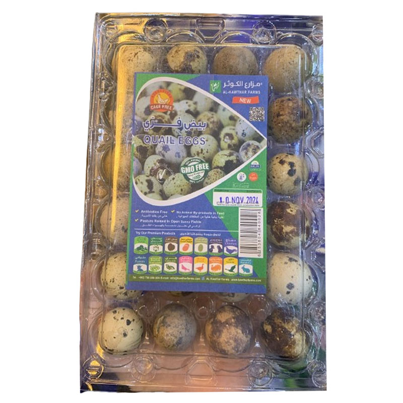 Al-Kawther Farms Quail Eggs 24 Pcs