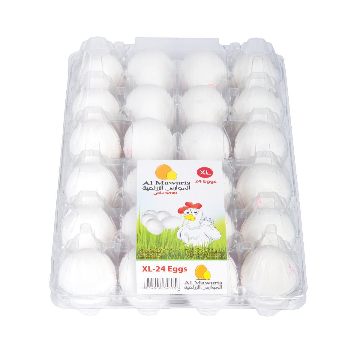 Al Mawaris 24 Eggs (Xlarge) Plastic Pack