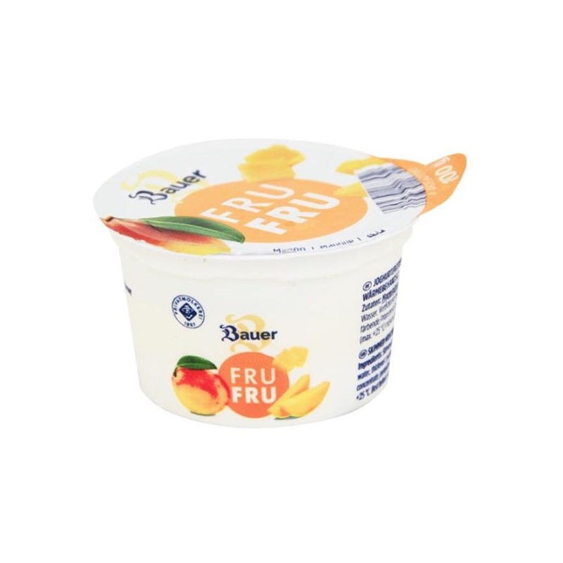 Bauer Greek Style Fru Fru Mango Yogurt 100g