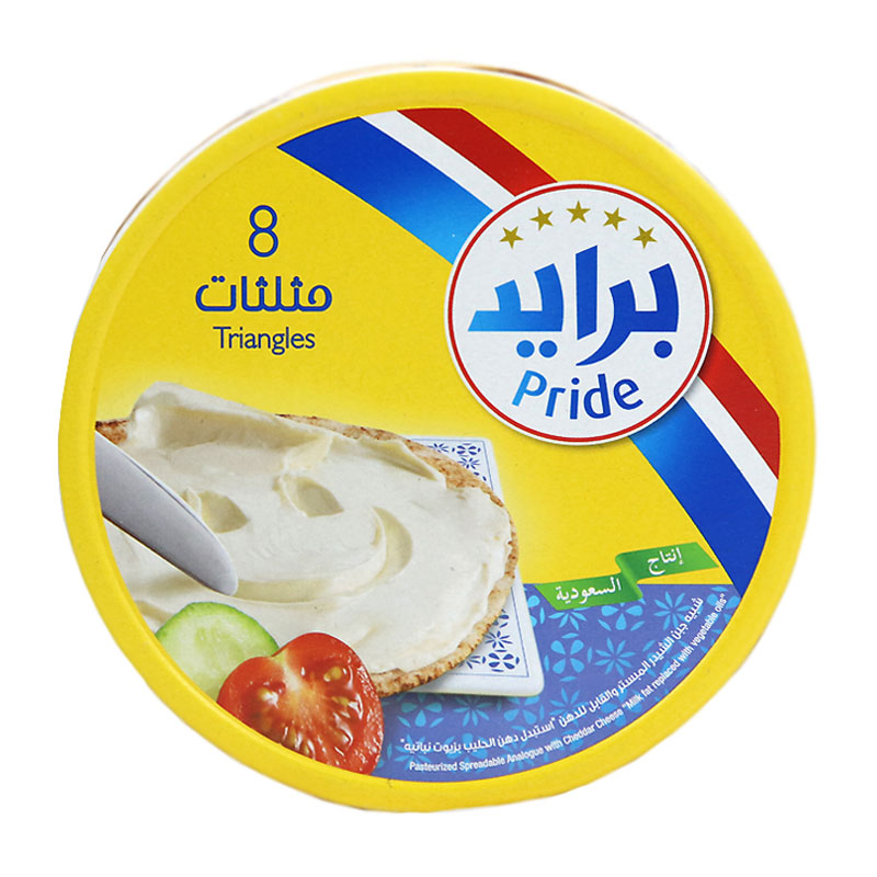 Pride Cheese Triangle Portions 8pcs