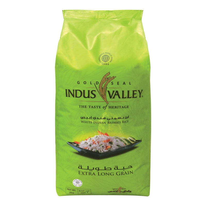 Indus Valley White Indian Basmati Rice, Extra Long Grain 900g
