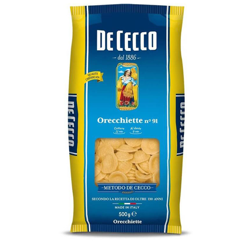 De Cecco Orecchiette Pasta no.91 - 500g