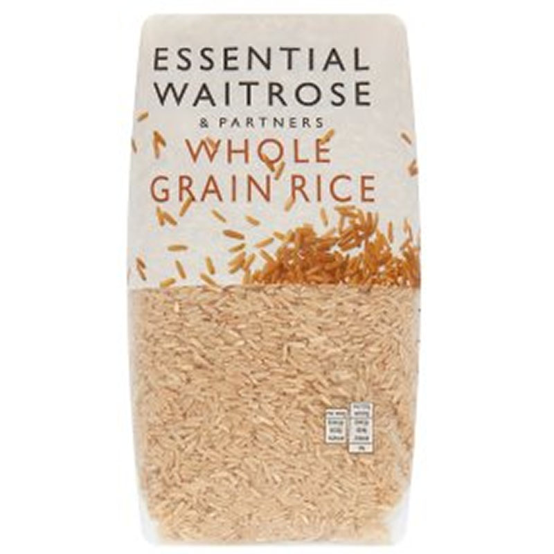 Waitrose Essential Whole Grain Rice 1Kg