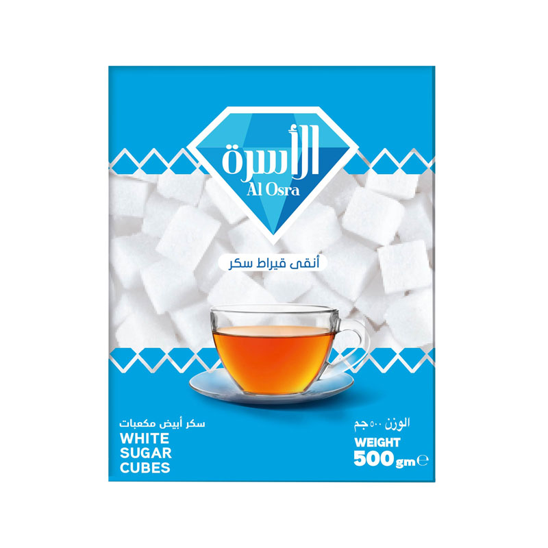 Al Osra White Sugar Cubes 500g