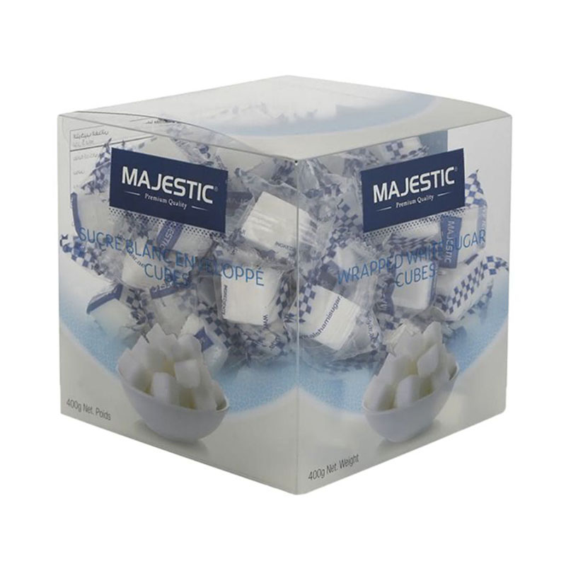 Majestic Wrapped White Sugar Cubes 400g