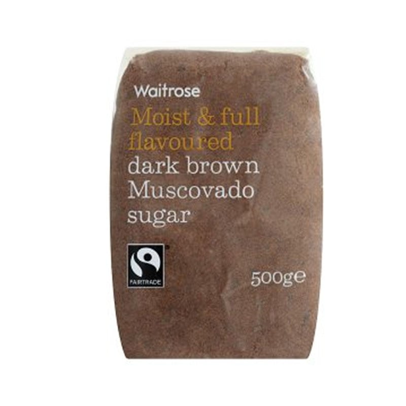Waitrose Dark Brown Muscovado Sugar 500g