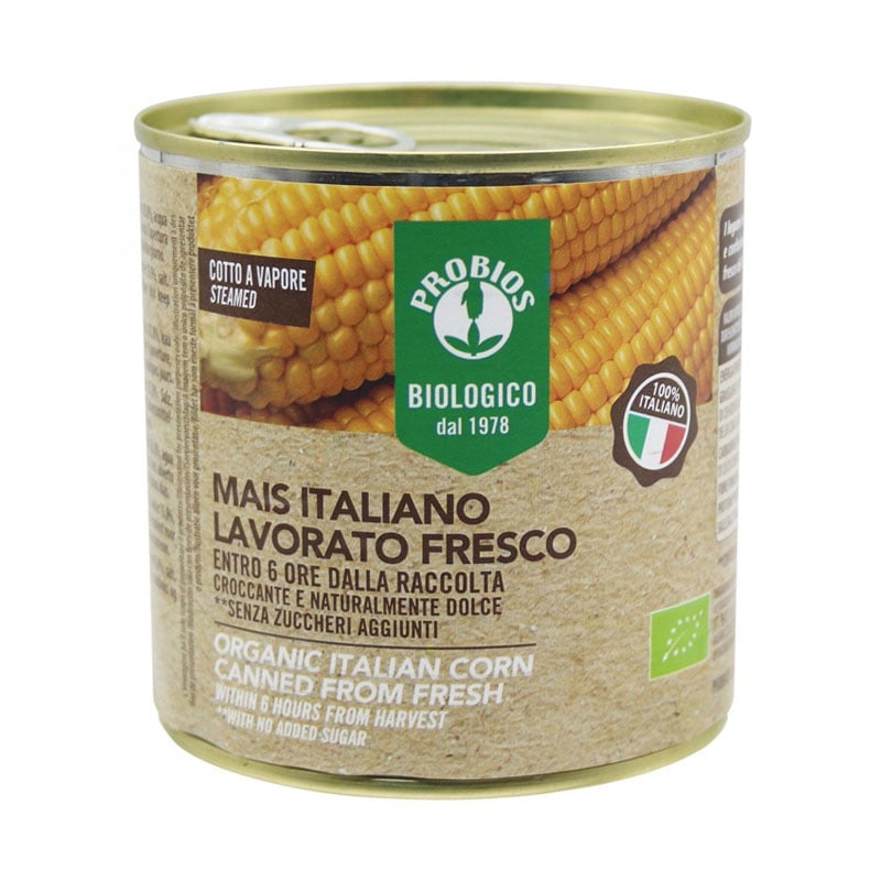 Probios Organic Fresh Italian Corn 340g