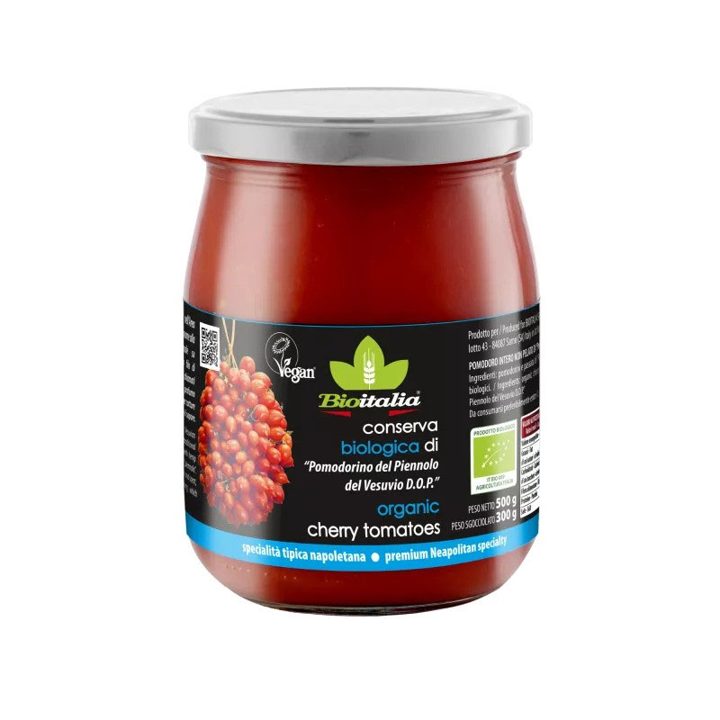 Bioitalia Piennolo Cherry Tomatoes 500g