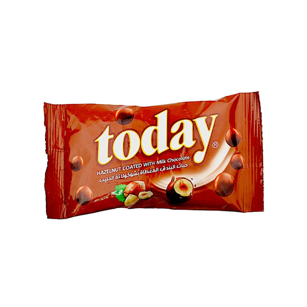 Today Hazelnut Coated With Milk Chocolate 40g