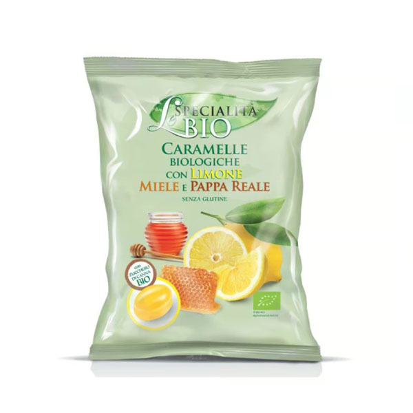 Cnd Gluten Free Organic Lemon Honey Ginger & Roya Jelly Candies 80g