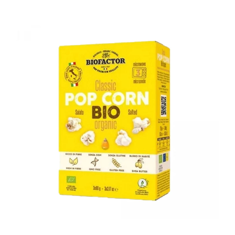 Byo Faktor Organic Salted Microwave Popcorn 3x90g