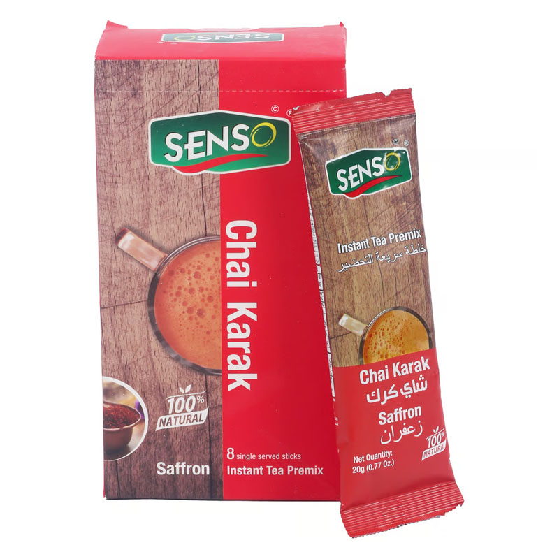 Senso Karak Tea Safron Instant Premix 8 Bags