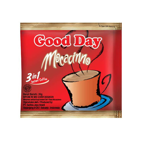 Good Day 3 in 1 Instant Coffee Mocacinno 20g
